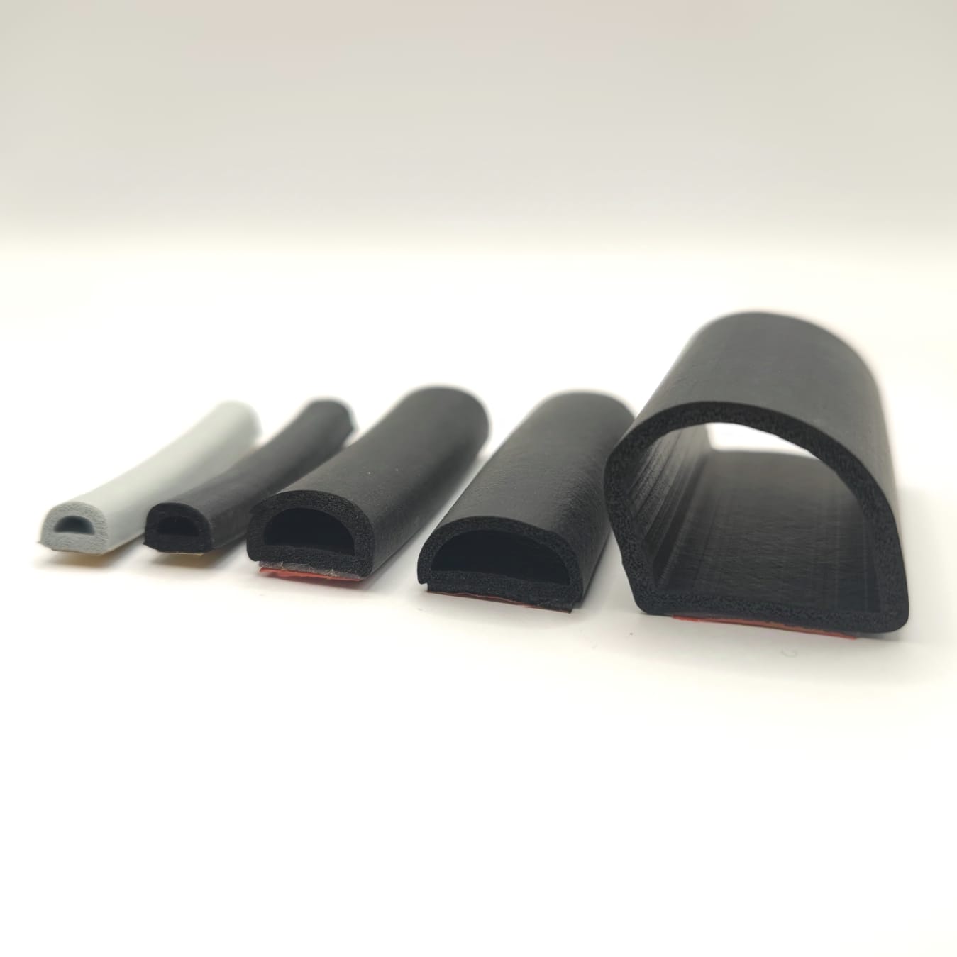 Self Adhesive D Section EPDM Rubber Profile